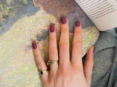 Paulette's Curve Maniac Nails gellak stickers Manicure Nail Art Purple boek